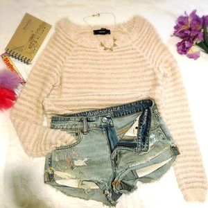 Forever 21 Dusty Rose Asymmetrical Sweater main image 1